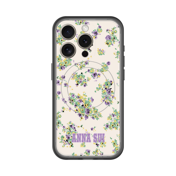 スリムプロテクションプレミアムケース with MagSafe［ ANNA SUI - ROSEBUDS ］