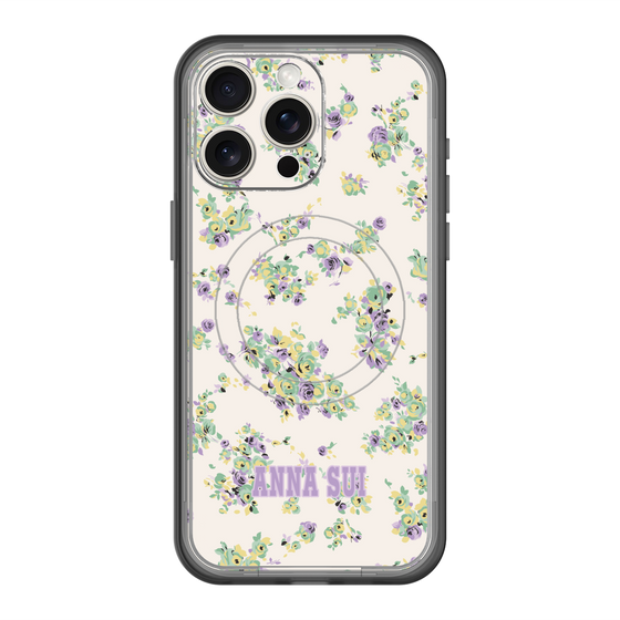 スリムプロテクションプレミアムケース with MagSafe［ ANNA SUI - ROSEBUDS ］