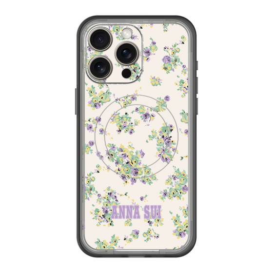 スリムプロテクションプレミアムケース with MagSafe［ ANNA SUI - ROSEBUDS ］