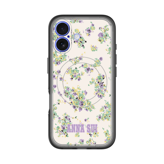 スリムプロテクションプレミアムケース with MagSafe［ ANNA SUI - ROSEBUDS ］
