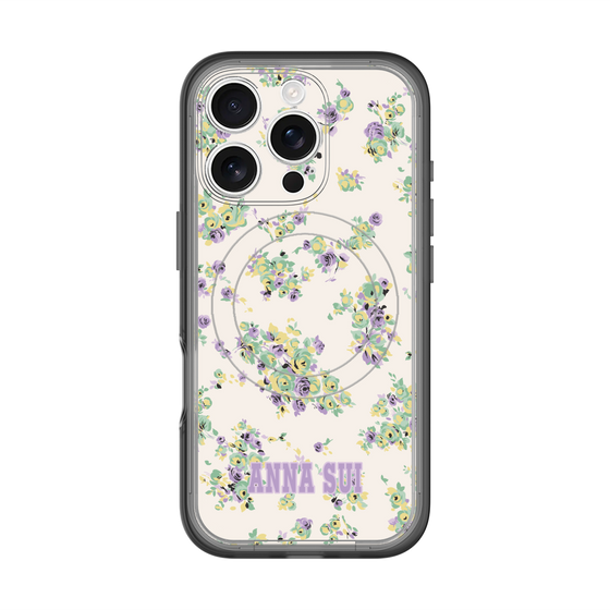 スリムプロテクションプレミアムケース with MagSafe［ ANNA SUI - ROSEBUDS ］