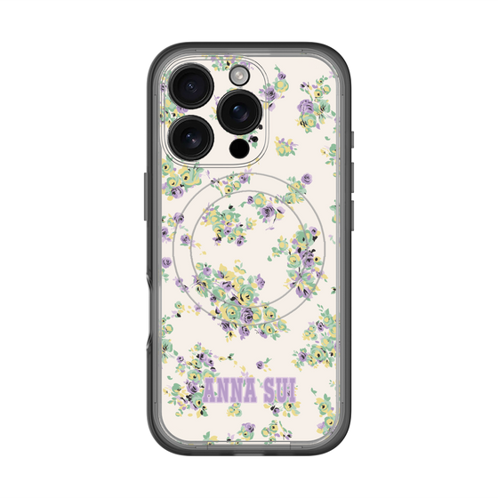 スリムプロテクションプレミアムケース with MagSafe［ ANNA SUI - ROSEBUDS ］
