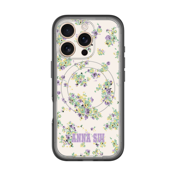 スリムプロテクションプレミアムケース with MagSafe［ ANNA SUI - ROSEBUDS ］