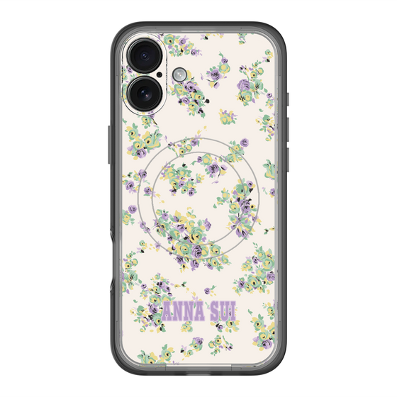 スリムプロテクションプレミアムケース with MagSafe［ ANNA SUI - ROSEBUDS ］