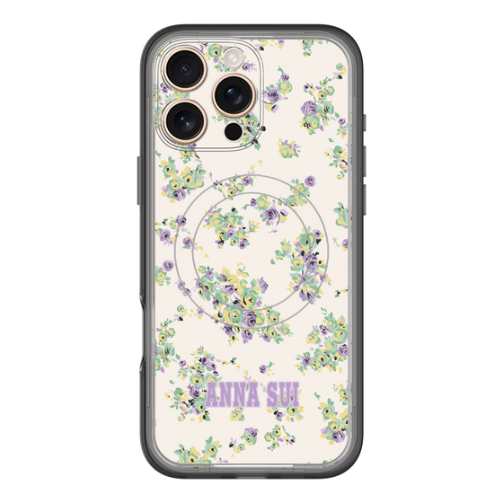 スリムプロテクションプレミアムケース with MagSafe［ ANNA SUI - ROSEBUDS ］