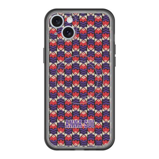 スリムプロテクションプレミアムケース with MagSafe［ ANNA SUI - TULIPS ］
