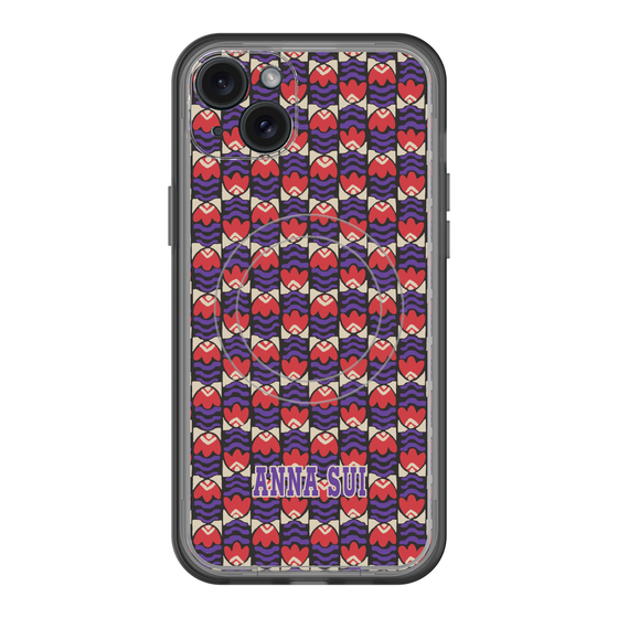 スリムプロテクションプレミアムケース with MagSafe［ ANNA SUI - TULIPS ］