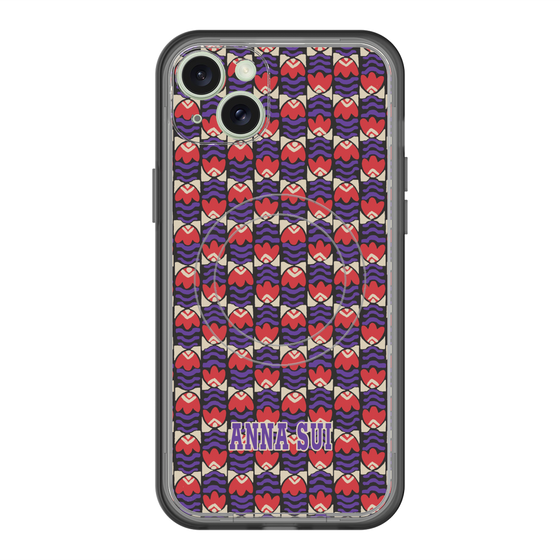 スリムプロテクションプレミアムケース with MagSafe［ ANNA SUI - TULIPS ］