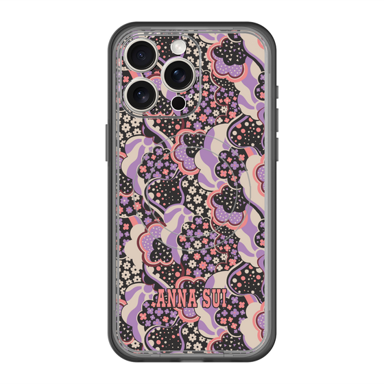 スリムプロテクションプレミアムケース with MagSafe［ ANNA SUI - WAVY CLOUDS ］