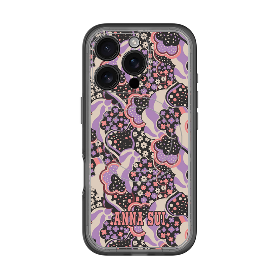 スリムプロテクションプレミアムケース with MagSafe［ ANNA SUI - WAVY CLOUDS ］
