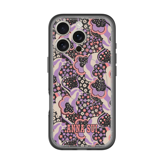 スリムプロテクションプレミアムケース with MagSafe［ ANNA SUI - WAVY CLOUDS ］