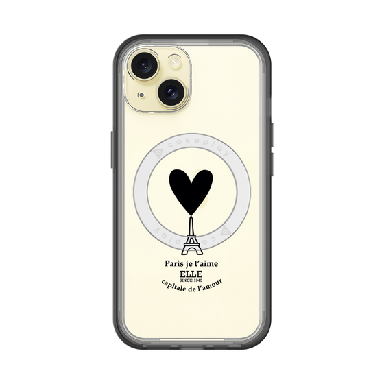 スリムプロテクションプレミアムケース with MagSafe［ ELLE - Paris je t'aime ］