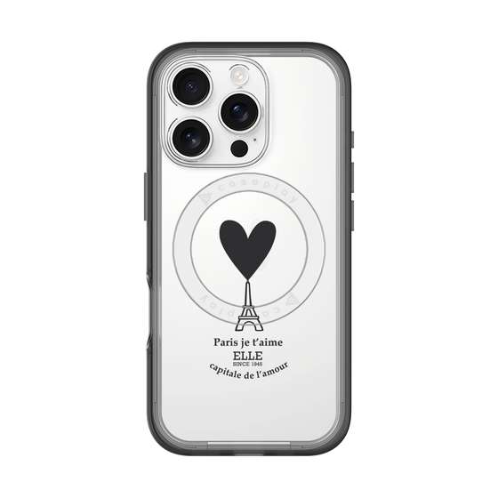 スリムプロテクションプレミアムケース with MagSafe［ ELLE - Paris je t'aime ］