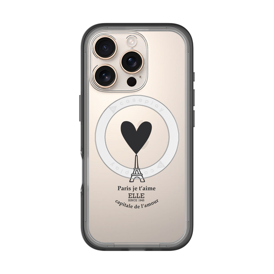 スリムプロテクションプレミアムケース with MagSafe［ ELLE - Paris je t'aime ］