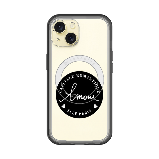 スリムプロテクションプレミアムケース with MagSafe［ ELLE - Capitale Romantique ］