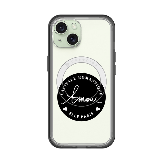 スリムプロテクションプレミアムケース with MagSafe［ ELLE - Capitale Romantique ］