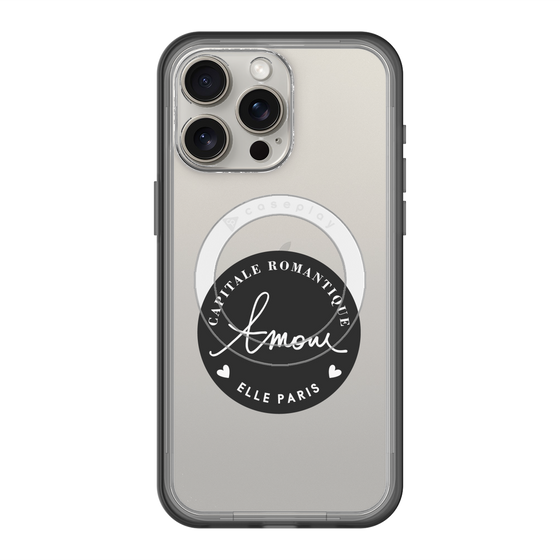 スリムプロテクションプレミアムケース with MagSafe［ ELLE - Capitale Romantique ］