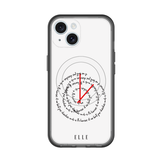 スリムプロテクションプレミアムケース with MagSafe［ ELLE - Do not look to 12 to 2 p.m. ］