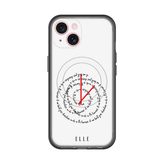 スリムプロテクションプレミアムケース with MagSafe［ ELLE - Do not look to 12 to 2 p.m. ］