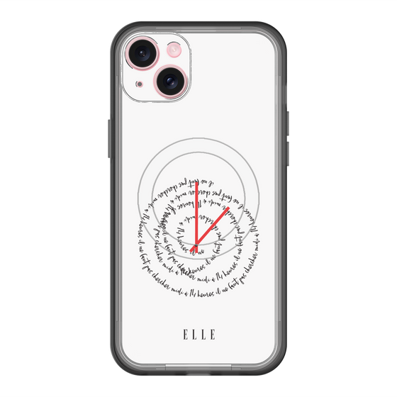 スリムプロテクションプレミアムケース with MagSafe［ ELLE - Do not look to 12 to 2 p.m. ］