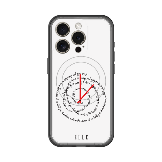 スリムプロテクションプレミアムケース with MagSafe［ ELLE - Do not look to 12 to 2 p.m. ］