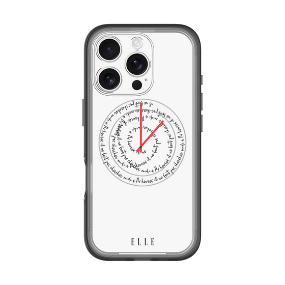 スリムプロテクションプレミアムケース with MagSafe［ ELLE - Do not look to 12 to 2 p.m. ］