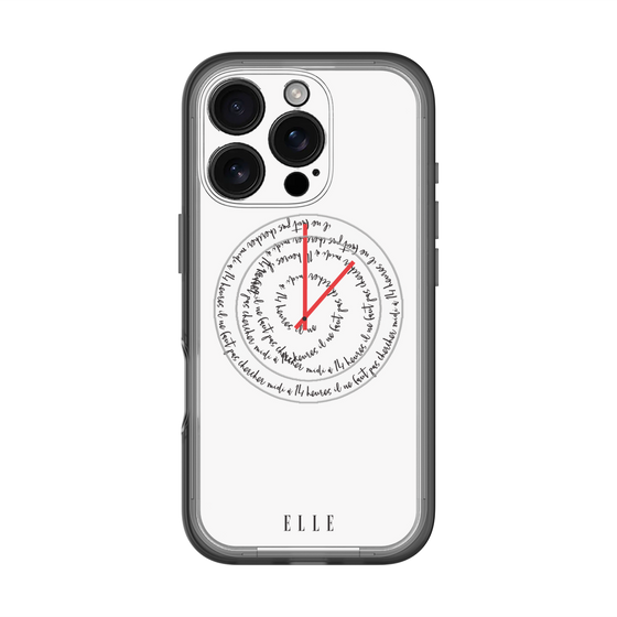 スリムプロテクションプレミアムケース with MagSafe［ ELLE - Do not look to 12 to 2 p.m. ］