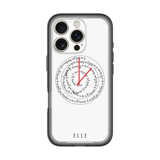 スリムプロテクションプレミアムケース with MagSafe［ ELLE - Do not look to 12 to 2 p.m. ］