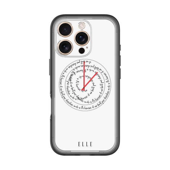 スリムプロテクションプレミアムケース with MagSafe［ ELLE - Do not look to 12 to 2 p.m. ］