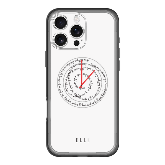 スリムプロテクションプレミアムケース with MagSafe［ ELLE - Do not look to 12 to 2 p.m. ］