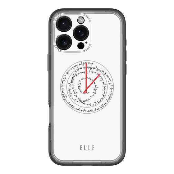 スリムプロテクションプレミアムケース with MagSafe［ ELLE - Do not look to 12 to 2 p.m. ］