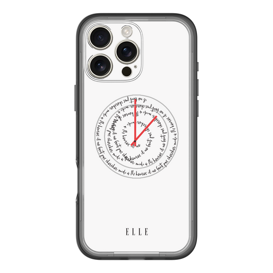 スリムプロテクションプレミアムケース with MagSafe［ ELLE - Do not look to 12 to 2 p.m. ］