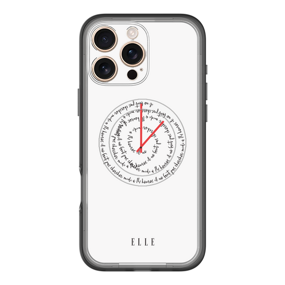 スリムプロテクションプレミアムケース with MagSafe［ ELLE - Do not look to 12 to 2 p.m. ］