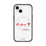 スリムプロテクションプレミアムケース with MagSafe［ ELLE - Let who love me follow me - ホワイト ］
