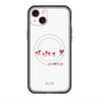 スリムプロテクションプレミアムケース with MagSafe［ ELLE - Let who love me follow me - ホワイト ］