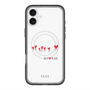 スリムプロテクションプレミアムケース with MagSafe［ ELLE - Let who love me follow me - ホワイト ］