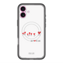 スリムプロテクションプレミアムケース with MagSafe［ ELLE - Let who love me follow me - ホワイト ］