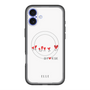 スリムプロテクションプレミアムケース with MagSafe［ ELLE - Let who love me follow me - ホワイト ］