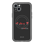 スリムプロテクションプレミアムケース with MagSafe［ ELLE - Let who love me follow me - ブラック ］