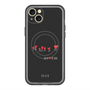 スリムプロテクションプレミアムケース with MagSafe［ ELLE - Let who love me follow me - ブラック ］