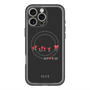スリムプロテクションプレミアムケース with MagSafe［ ELLE - Let who love me follow me - ブラック ］