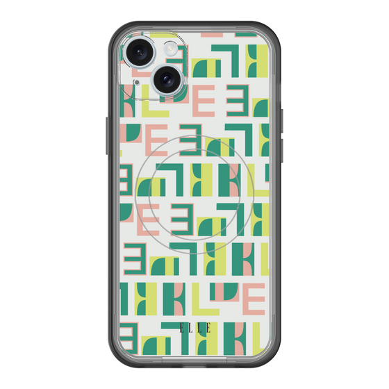 スリムプロテクションプレミアムケース with MagSafe［ ELLE - Iconics Prints2 ］