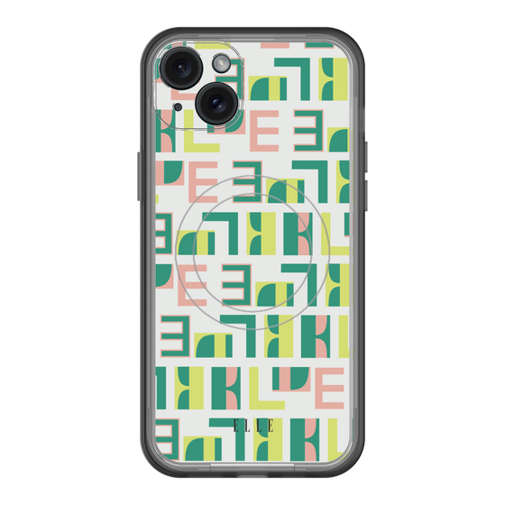スリムプロテクションプレミアムケース with MagSafe［ ELLE - Iconics Prints2 ］