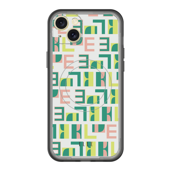 スリムプロテクションプレミアムケース with MagSafe［ ELLE - Iconics Prints2 ］