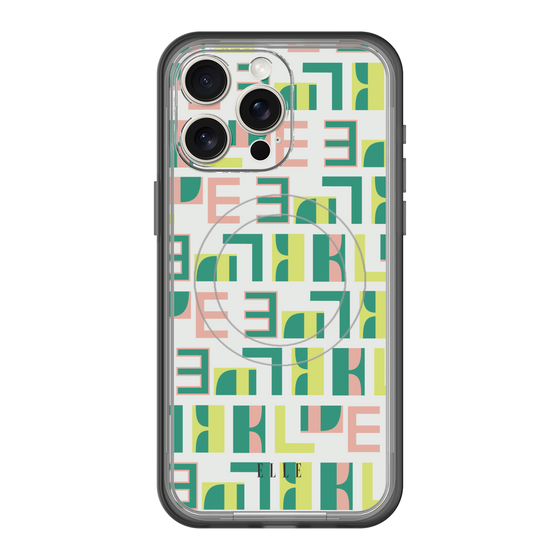スリムプロテクションプレミアムケース with MagSafe［ ELLE - Iconics Prints2 ］