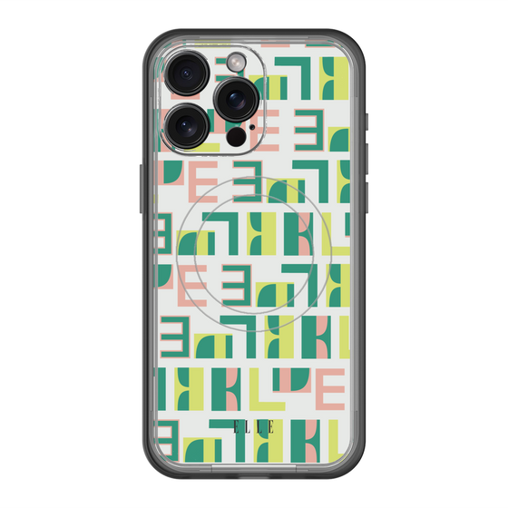 スリムプロテクションプレミアムケース with MagSafe［ ELLE - Iconics Prints2 ］
