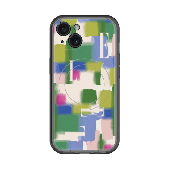 スリムプロテクションプレミアムケース with MagSafe［ ELLE - Iconics Prints3 ］