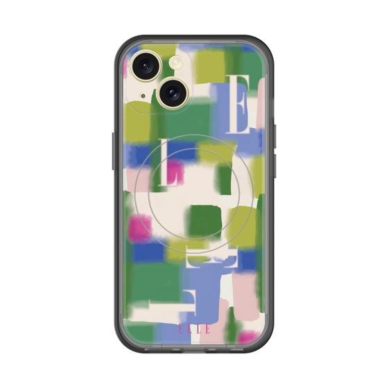 スリムプロテクションプレミアムケース with MagSafe［ ELLE - Iconics Prints3 ］