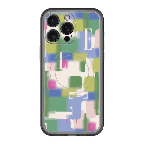 スリムプロテクションプレミアムケース with MagSafe［ ELLE - Iconics Prints3 ］