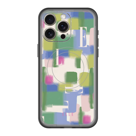 スリムプロテクションプレミアムケース with MagSafe［ ELLE - Iconics Prints3 ］